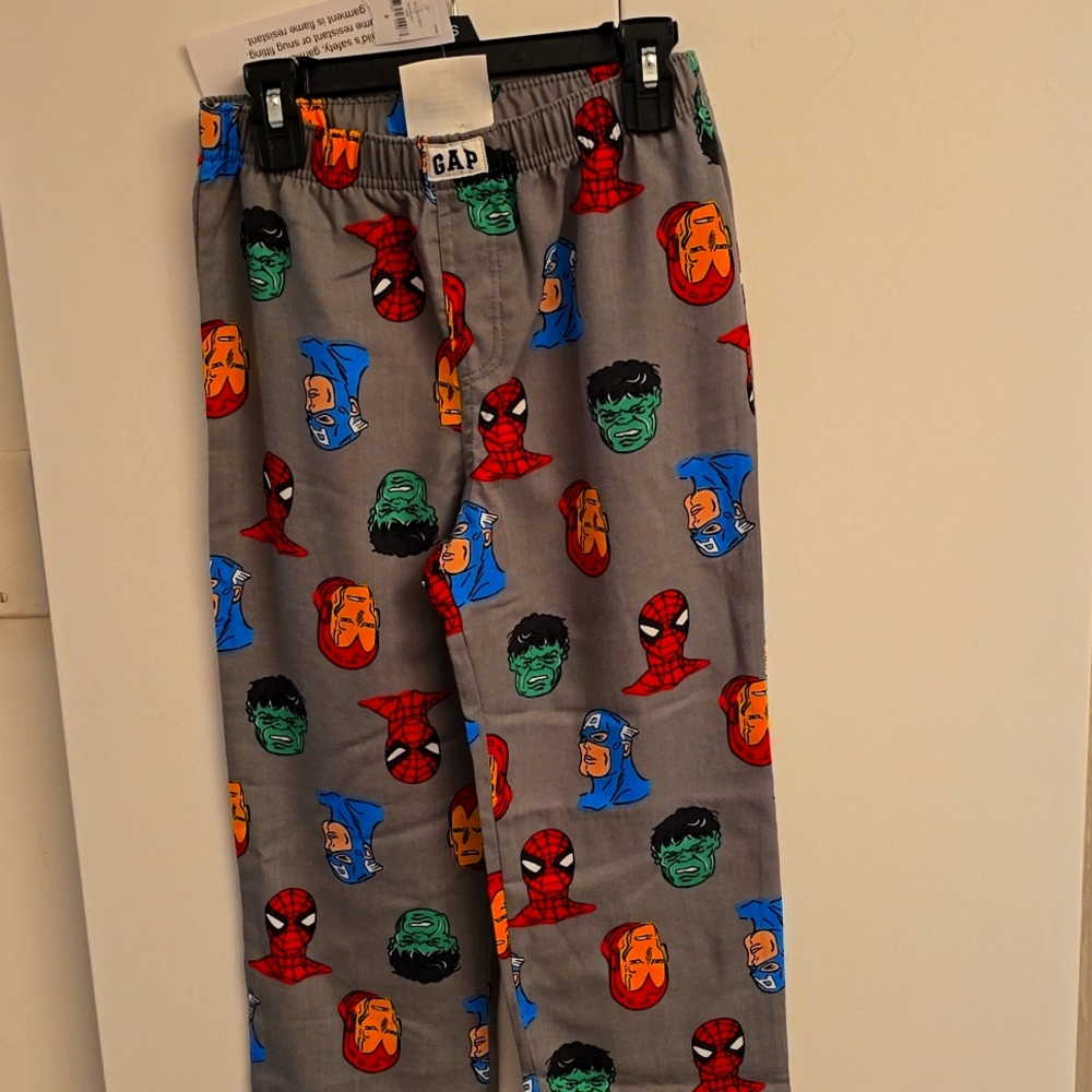 Gap Marvel pajama pants size 8 color gray